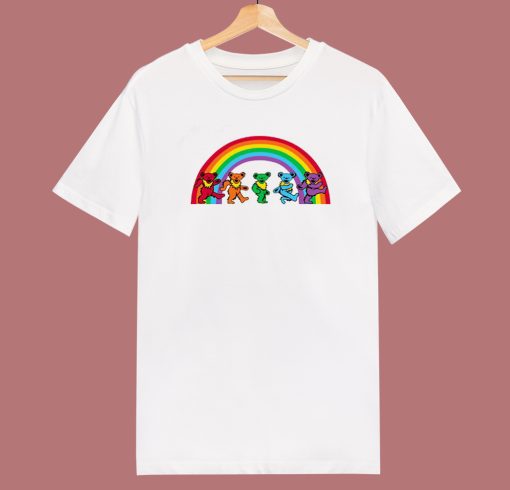 Rainbow Dancing Bears T Shirt Style