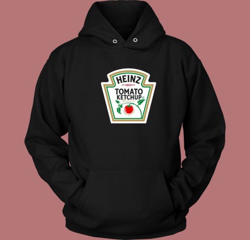 Heinz Tomato Ketchup Label Hoodie Style