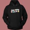 Just Vibin’ Dripping Smiley Faces Hoodie Style