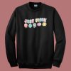 Just Vibin’ Dripping Smiley Faces Sweatshirt