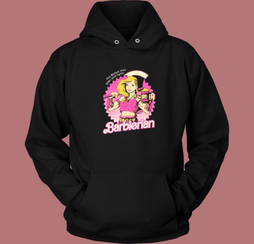 Likes Beer And Fights Barbierian Hoodie Style