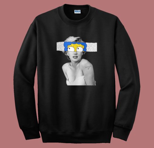 Marylin Monroe Marge Simpson Sweatshirt