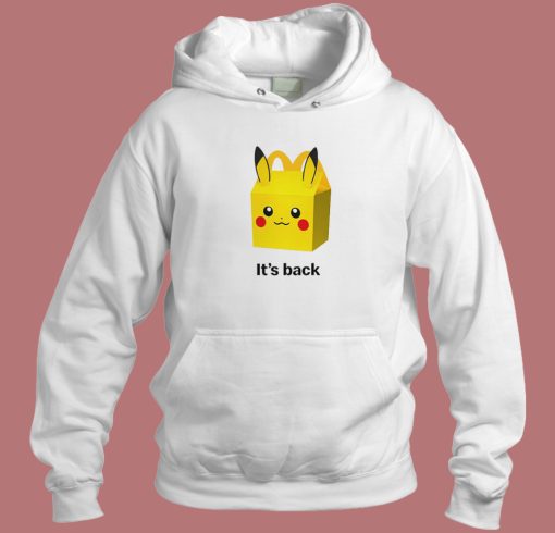 Mcdonalds Pokemon It’s Back Hoodie Style