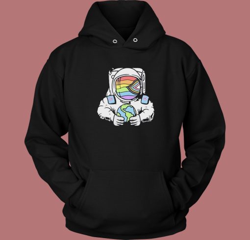 Moon Astronout Pride Hoodie Style