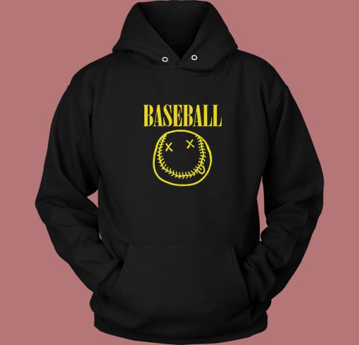 Nirvana Baseball Parody Hoodie Style