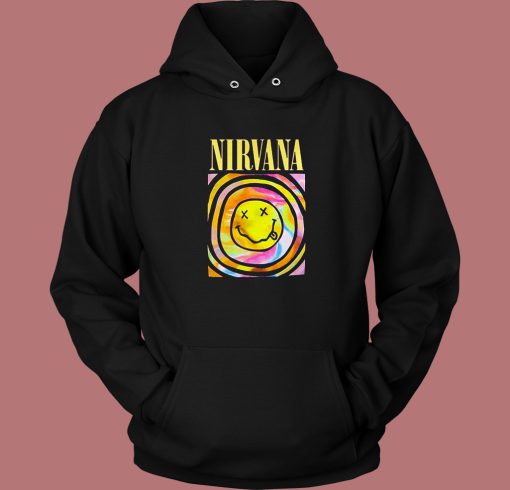 Nirvana Pink Smiley Hoodie Style