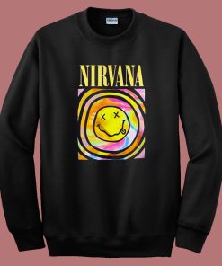 Nirvana Pink Smiley Sweatshirt