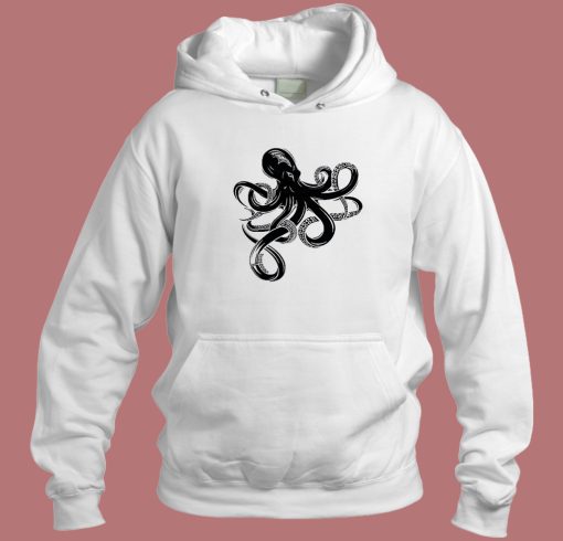 Octopus Cruise Ship Graphic Hoodie Style