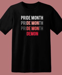 Pride Month Demon Satan T Shirt Style