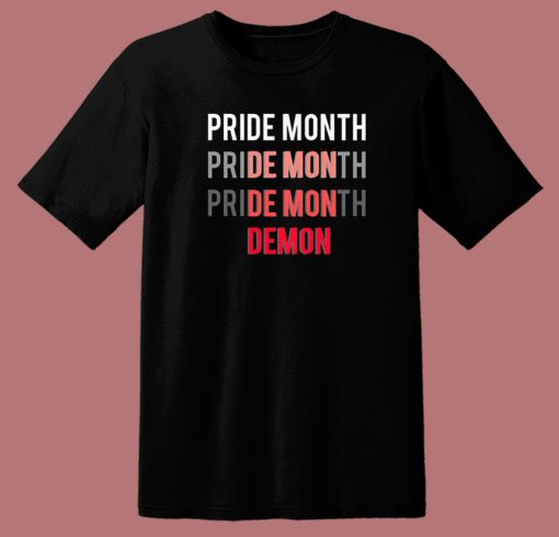 Pride Month Demon Satan T Shirt Style