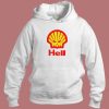 Shell Hell Logo Parody Hoodie Style