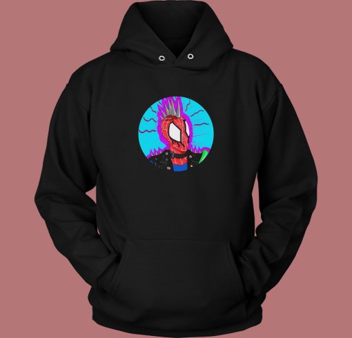 Spider Punk Across Funny Hoodie Style