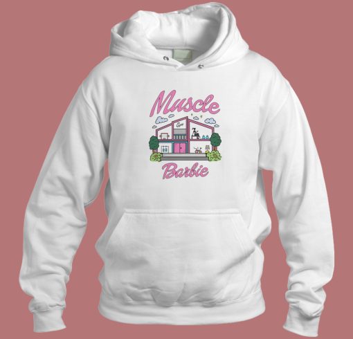 Bodybuidler Muscle Barbie Hoodie Style