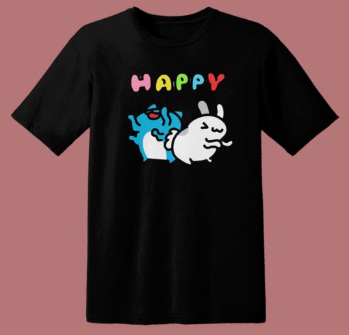 Happy Cat Bug And Rabbit T Shirt Style