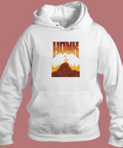 Honk Doom Goose Parody Hoodie Style