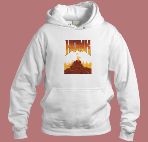 Honk Doom Goose Parody Hoodie Style