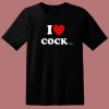 I Love Cocktails Cock T Shirt Style