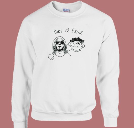 Kurt Cobain And Ernie Sweatshirt