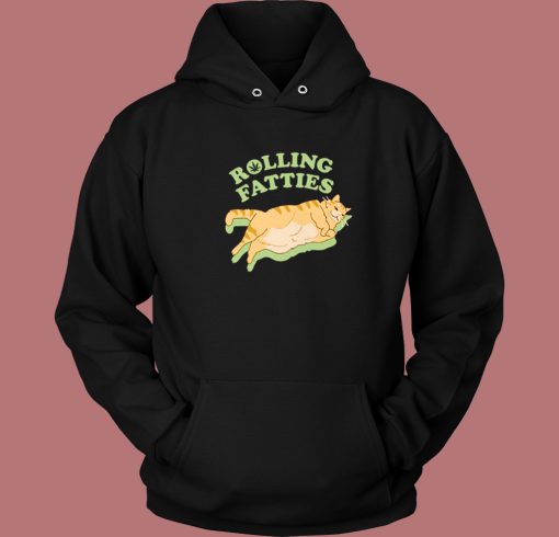 Rolling Fatties Cat Weed Hoodie Style