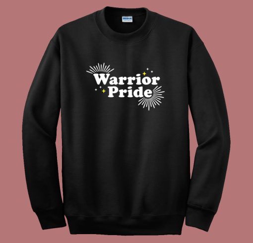 Warrior Pride Typography Sweatshirt