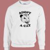 Adopt A Cat Possum Sweatshirt