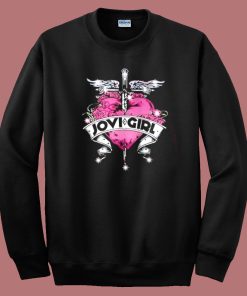 Bon Jovi Heart Jovi Girl Sweatshirt