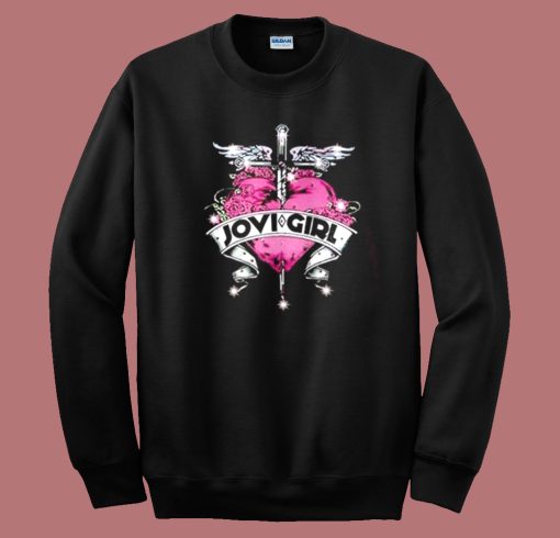 Bon Jovi Heart Jovi Girl Sweatshirt