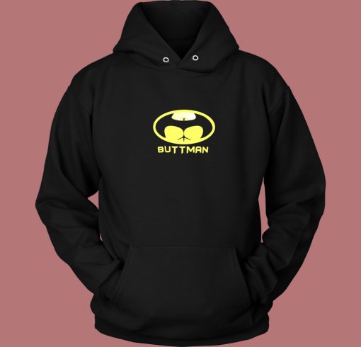 Buttman Batman Parody Hoodie Style