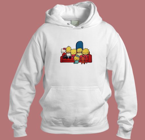 Hello Kitty The Simpsons Hoodie Style