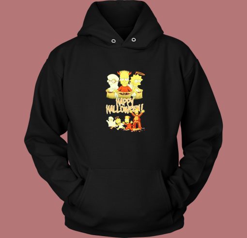 The Simpsons Happy Halloween Hoodie Style