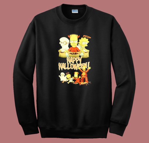 The Simpsons Happy Halloween Sweatshirt