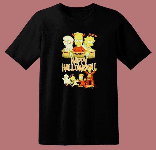 The Simpsons Happy Halloween T Shirt Style