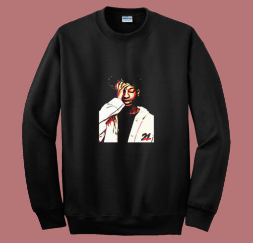 21 Savage In Colorful Wpap Pop Art Illustration Summer Sweatshirt