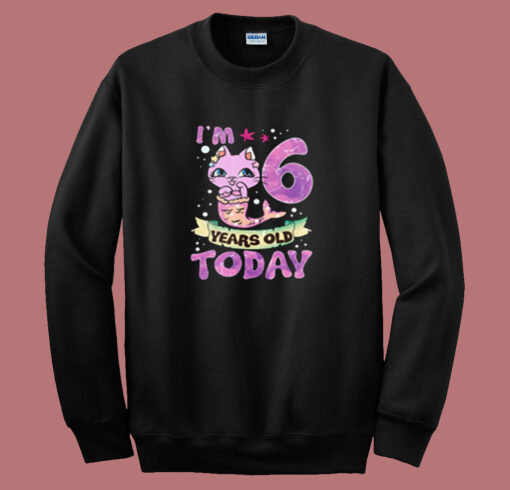 6th Birthday Summer Sweatshirt