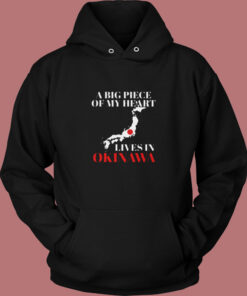 A Big Part Of My Heart Lives In Okinawa Vintage Hoodie