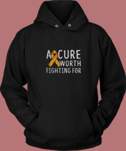 A Cure Worth Fighting For Vintage Hoodie