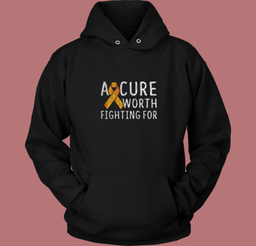 A Cure Worth Fighting For Vintage Hoodie