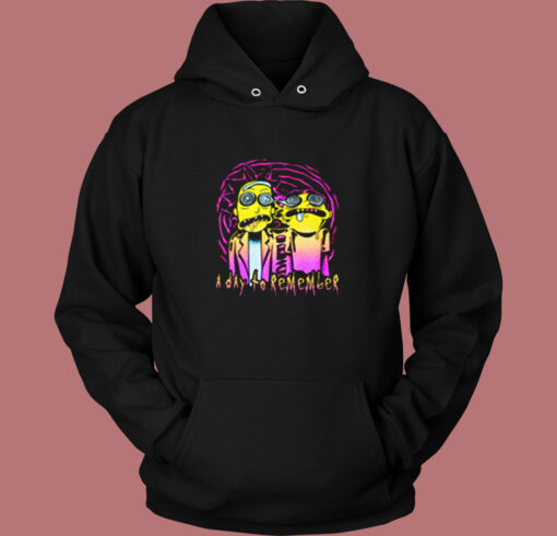 A Day To Remember Rick And Morty Vintage Hoodie