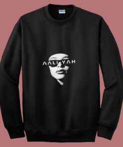 Aaliyah Girl Rapper Photoshoot Summer Sweatshirt