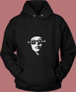 Aaliyah Girl Rapper Photoshoot Vintage Hoodie