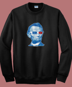 Abraham Lincoln 3d Glasses Summer Sweatshirt