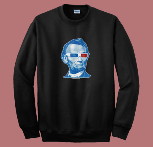 Abraham Lincoln 3d Glasses Summer Sweatshirt