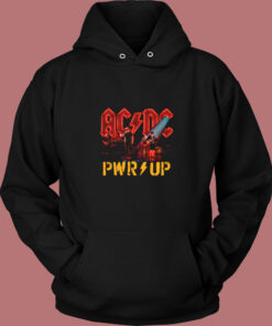 Acdc Power Up Stage Lights Official Vintage Hoodie