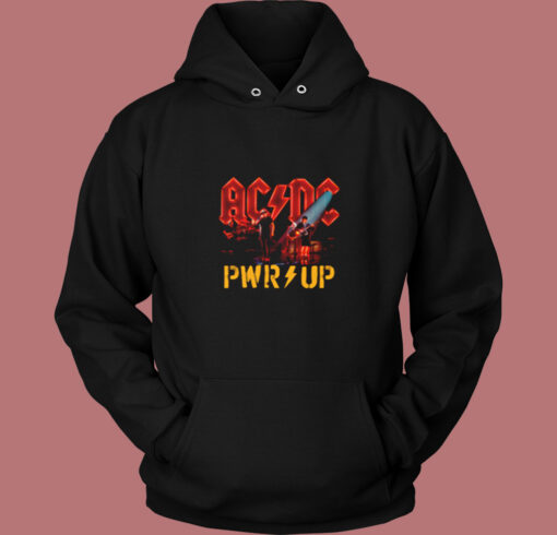 Acdc Power Up Stage Lights Official Vintage Hoodie