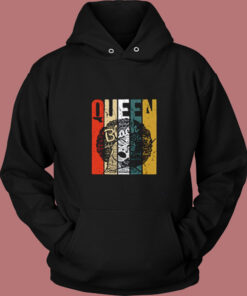 Afro Black Queen Vintage Hoodie