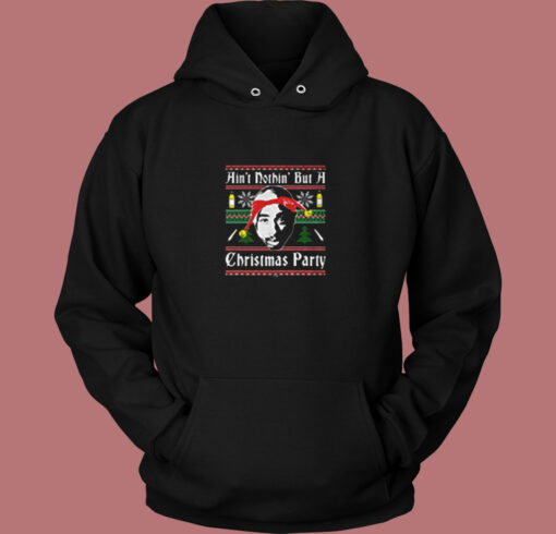 Ain't Nothin But A Rap Christmas Party Vintage Hoodie