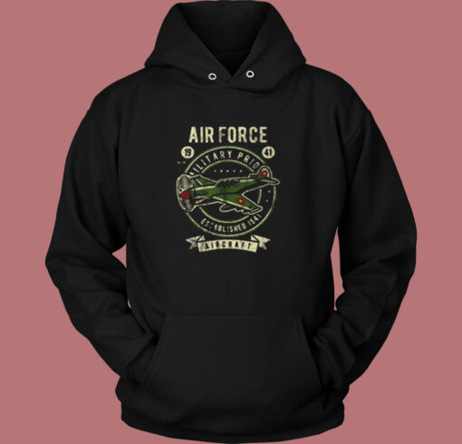 Airplane Historical Military Vintage Hoodie