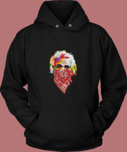 Albert Einstein Bandana Vintage Hoodie