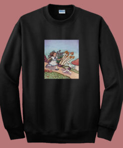 Alice Chased The White Rabbit Summer Sweatshirt