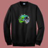 Alien Peace Sign Summer Sweatshirt